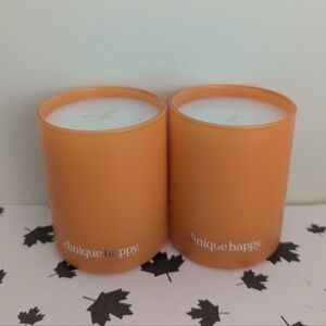 2 x Clinique Happy Scented Votive Candle